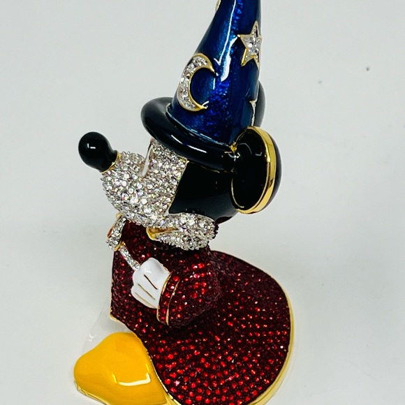 Disney Arribas Brothers Limited Edition Sorcerer Mickey Mouse Swarovski Figurine - Picture 7 of 14